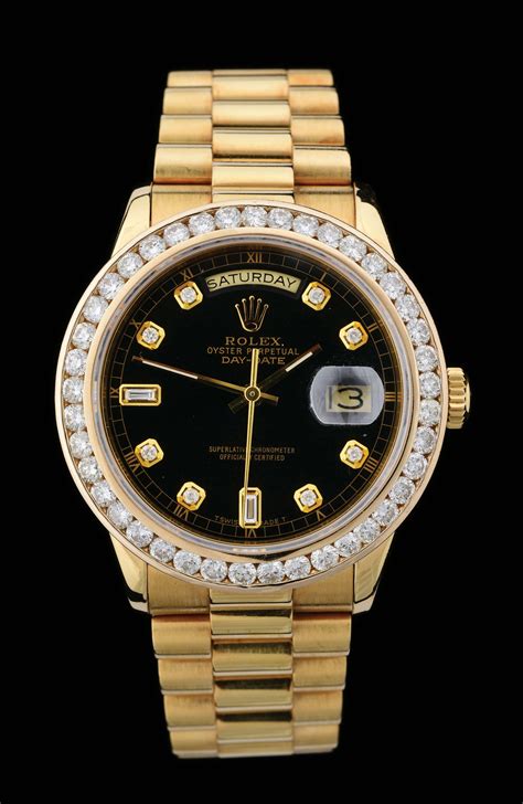 black diamond rolex|Rolex gold with diamonds price.